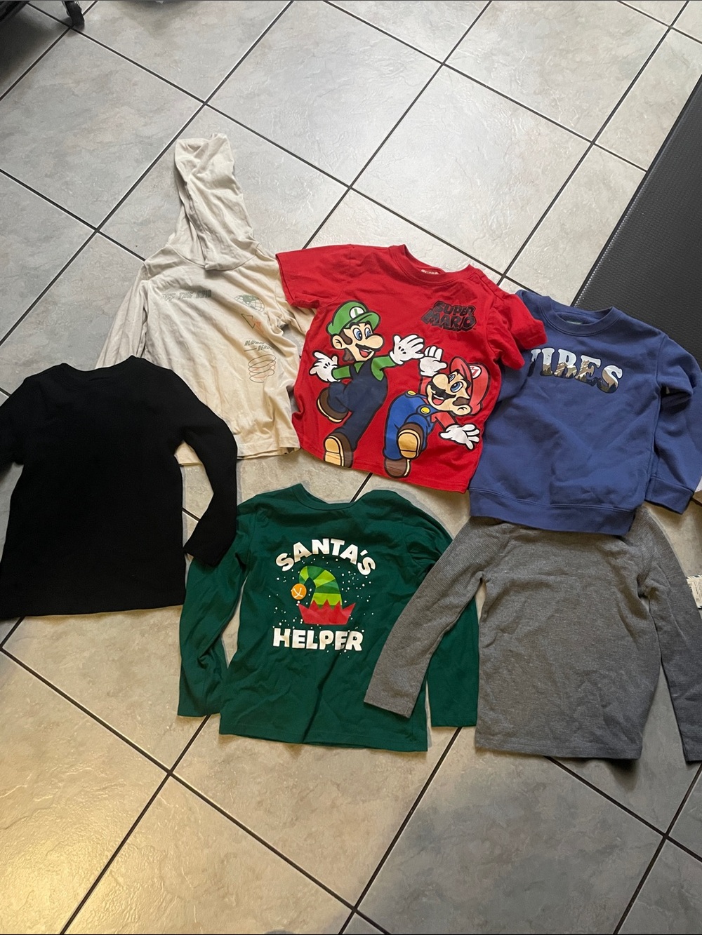 Boys shirt bundle (6) size 4-5